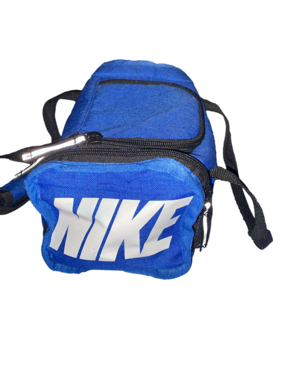 Nike Lunch Box Mini Duffel Bag Design Insulated Blue and White